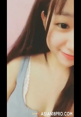 中国美少女のチクニー配信