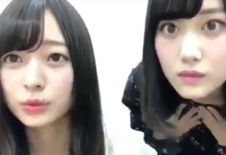 山下美月のライブチャット配信で…おっぱい見えちゃいました♡